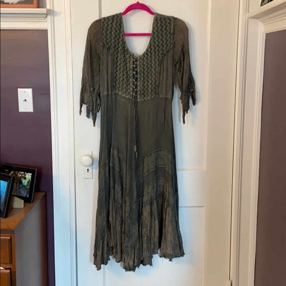 Tibétain maxi/midi dress